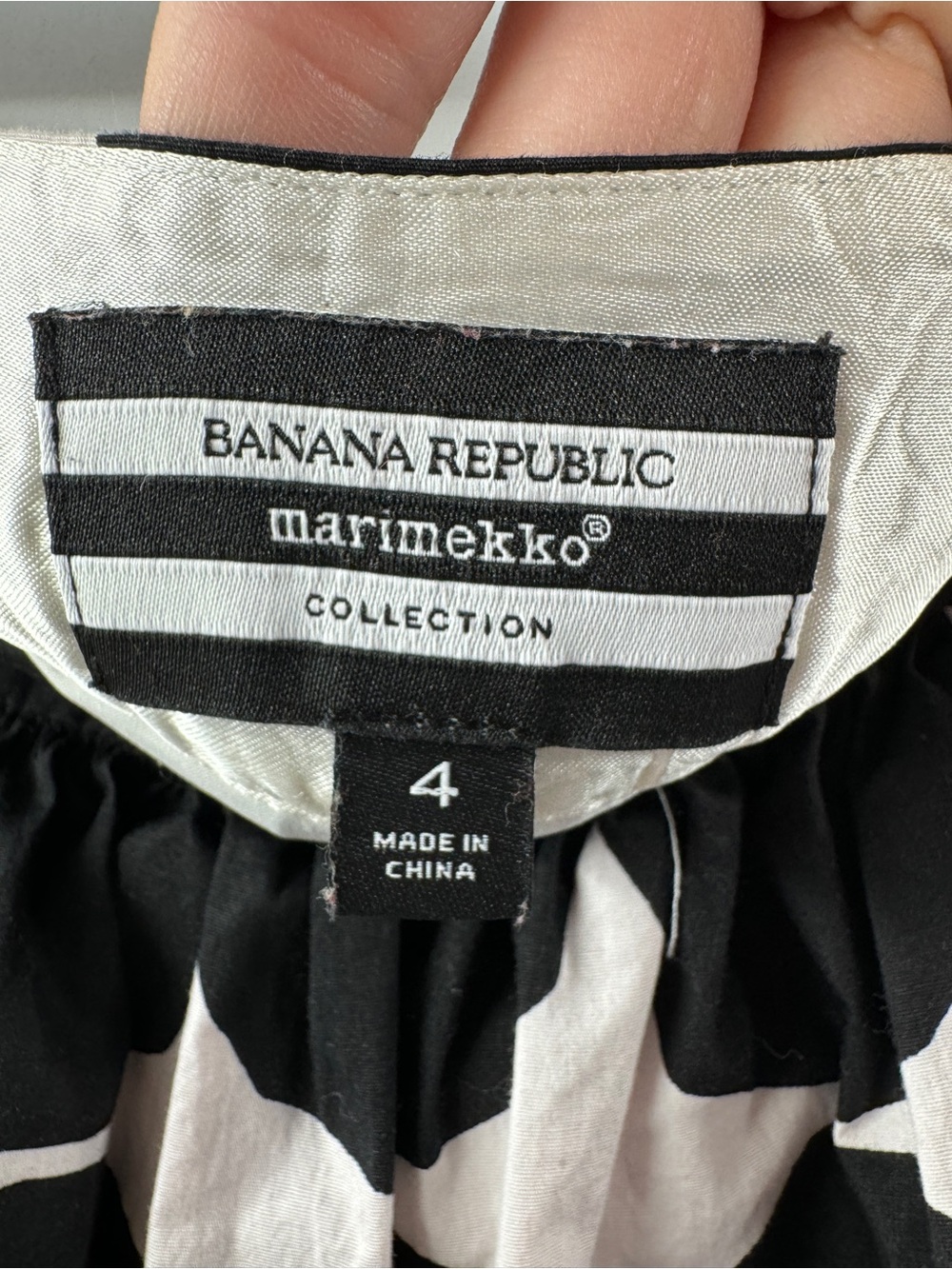 Banana Republic x Marimekko Polka Dot A-Line Skirt – Women's Size 4 - Picture 4 of 8